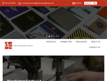 Tablet Screenshot of dimensionalgroup.com